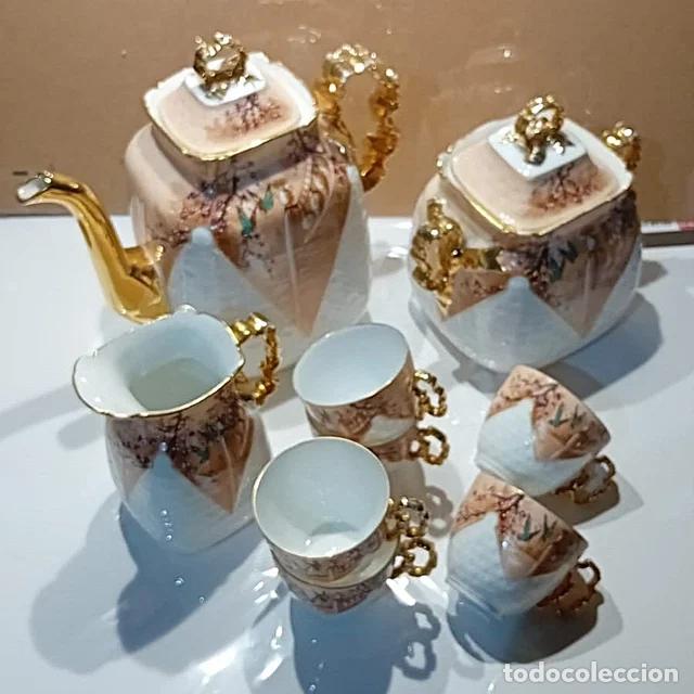 Antig&uuml;edades: Antiguo juego de t&eacute; estilo Kutani