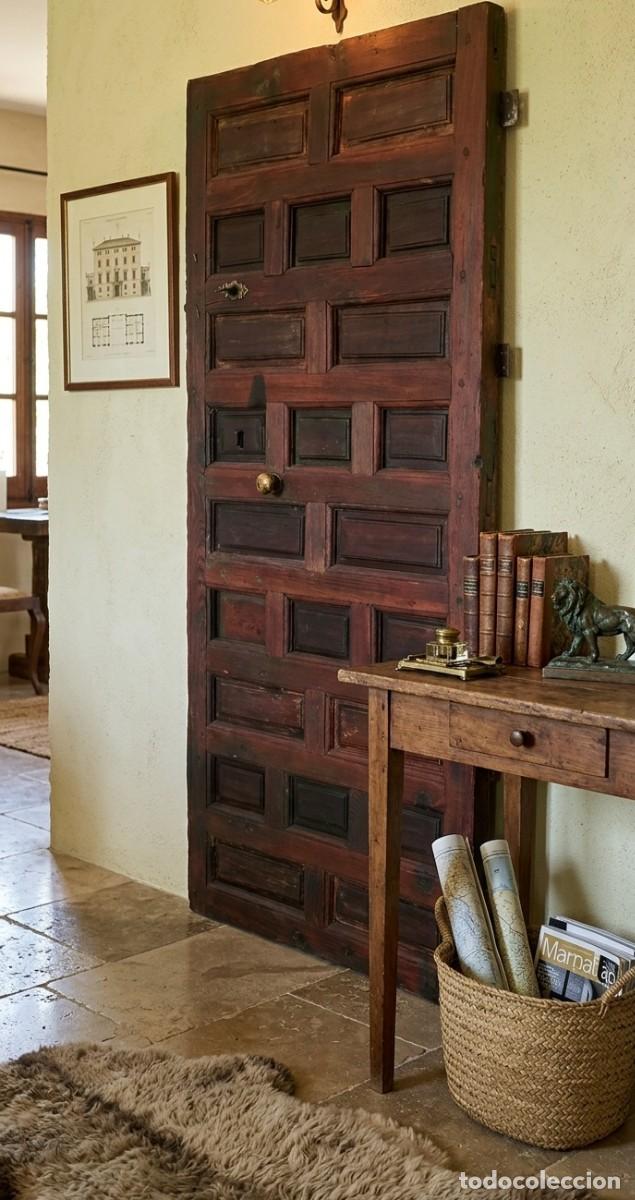 Antig&uuml;edades: Puerta cuarterones antigua - Foto 10