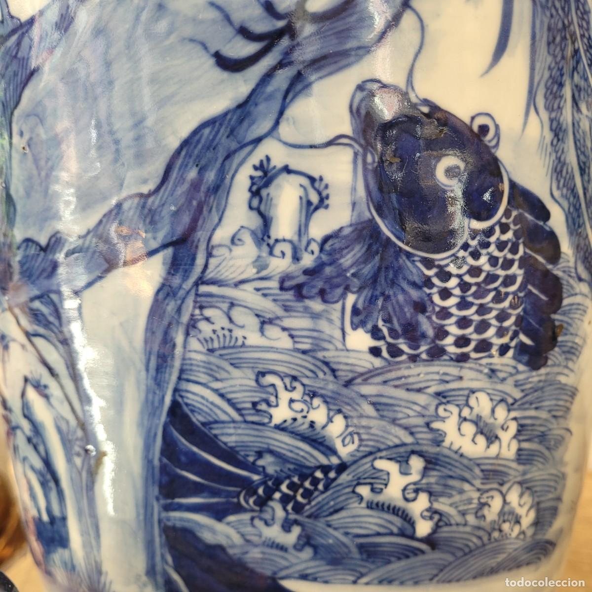 Antig&uuml;edades: Pareja jarrones chinos - Foto 17