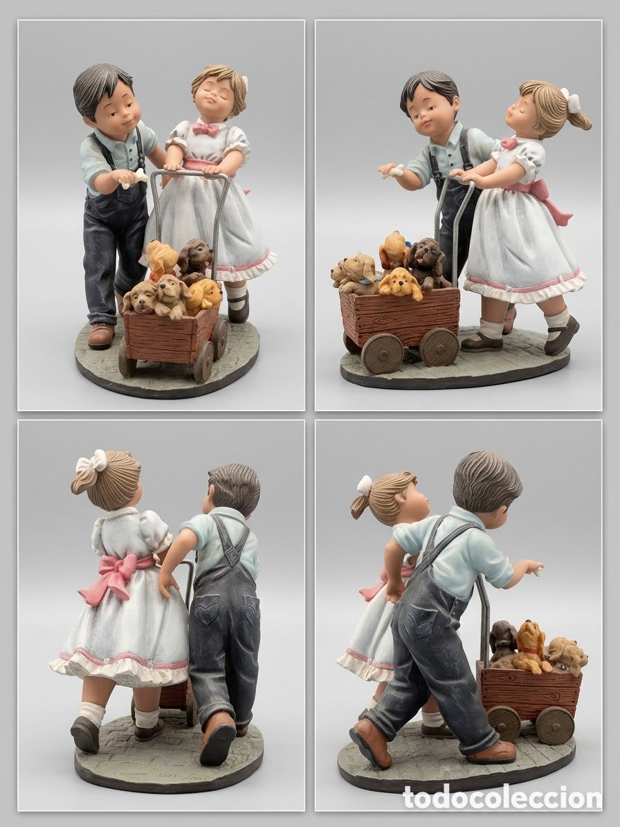 Antiquit&eacute;s: Figura porcelana decorativa de la firma Nadal