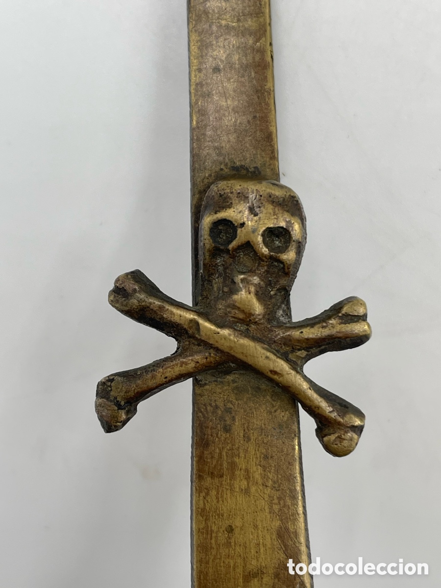 Antig&uuml;edades: Antigua Cruz de bronce. - Foto 4