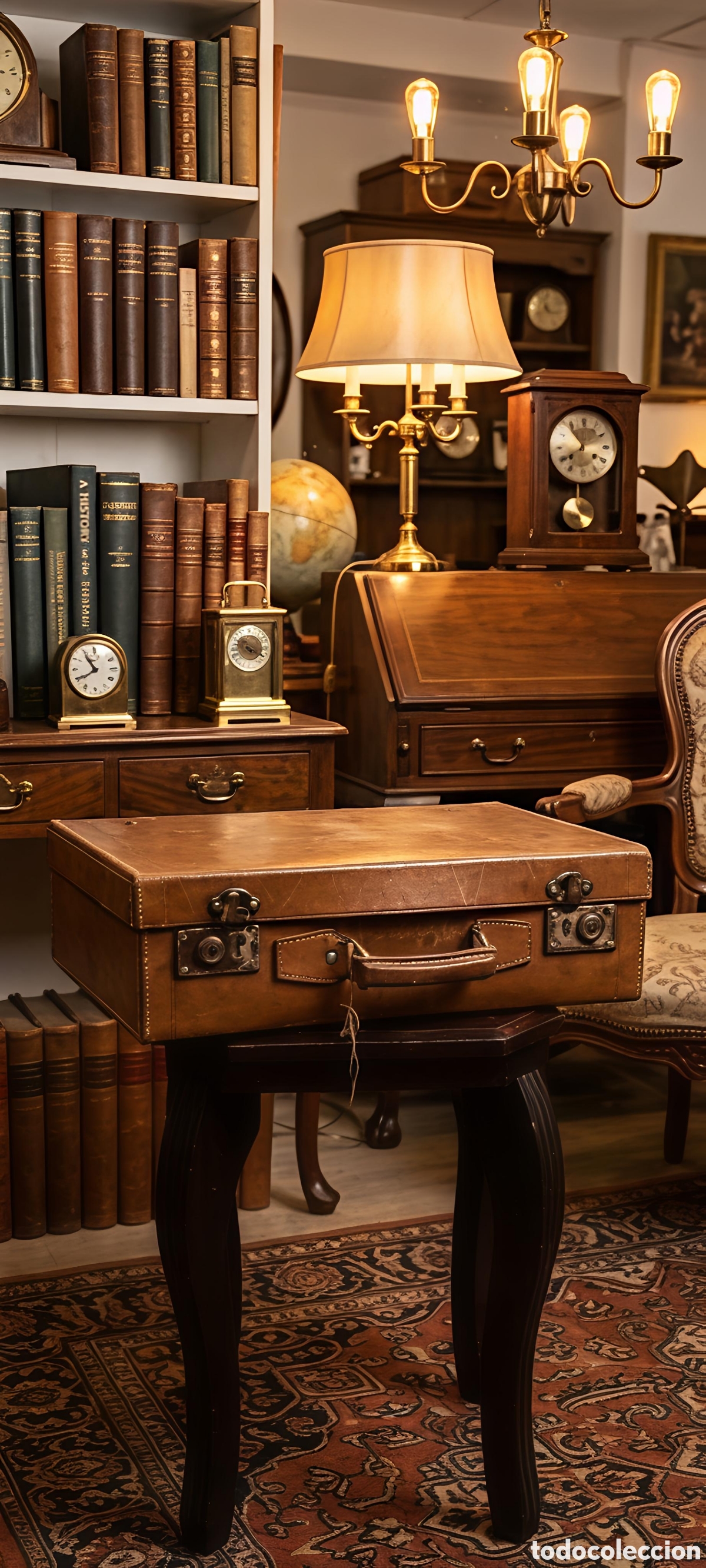 Antiques: Magn&iacute;fica maleta de estudiante