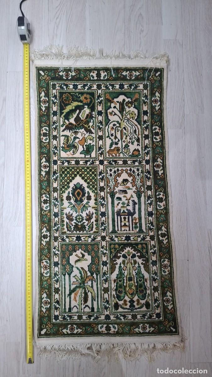 Antiques: Exclusiva alfombra tunecina 100 % seda