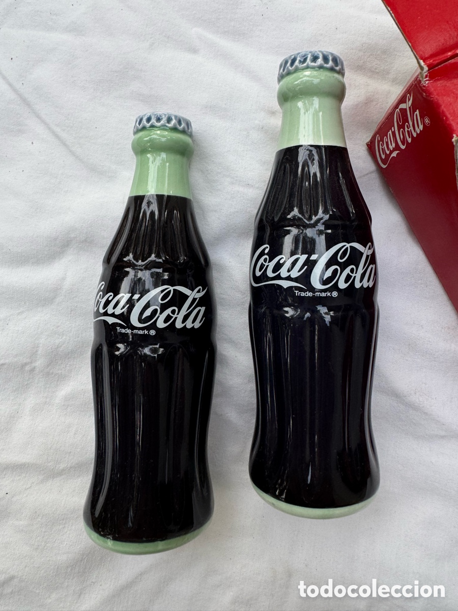 Antiguidades: Salero pimentero Coca-Cola 1996
