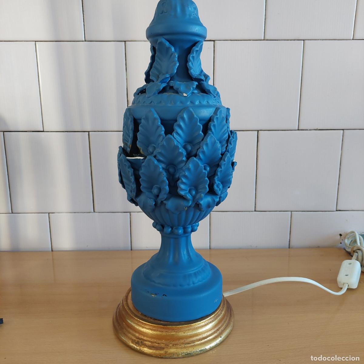 Antig&uuml;edades: Lampara de ceramica Manises