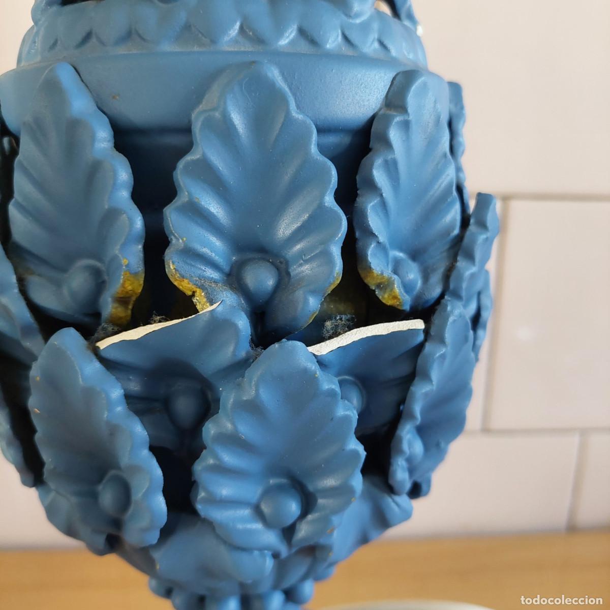 Antig&uuml;edades: Lampara de ceramica Manises - Foto 3