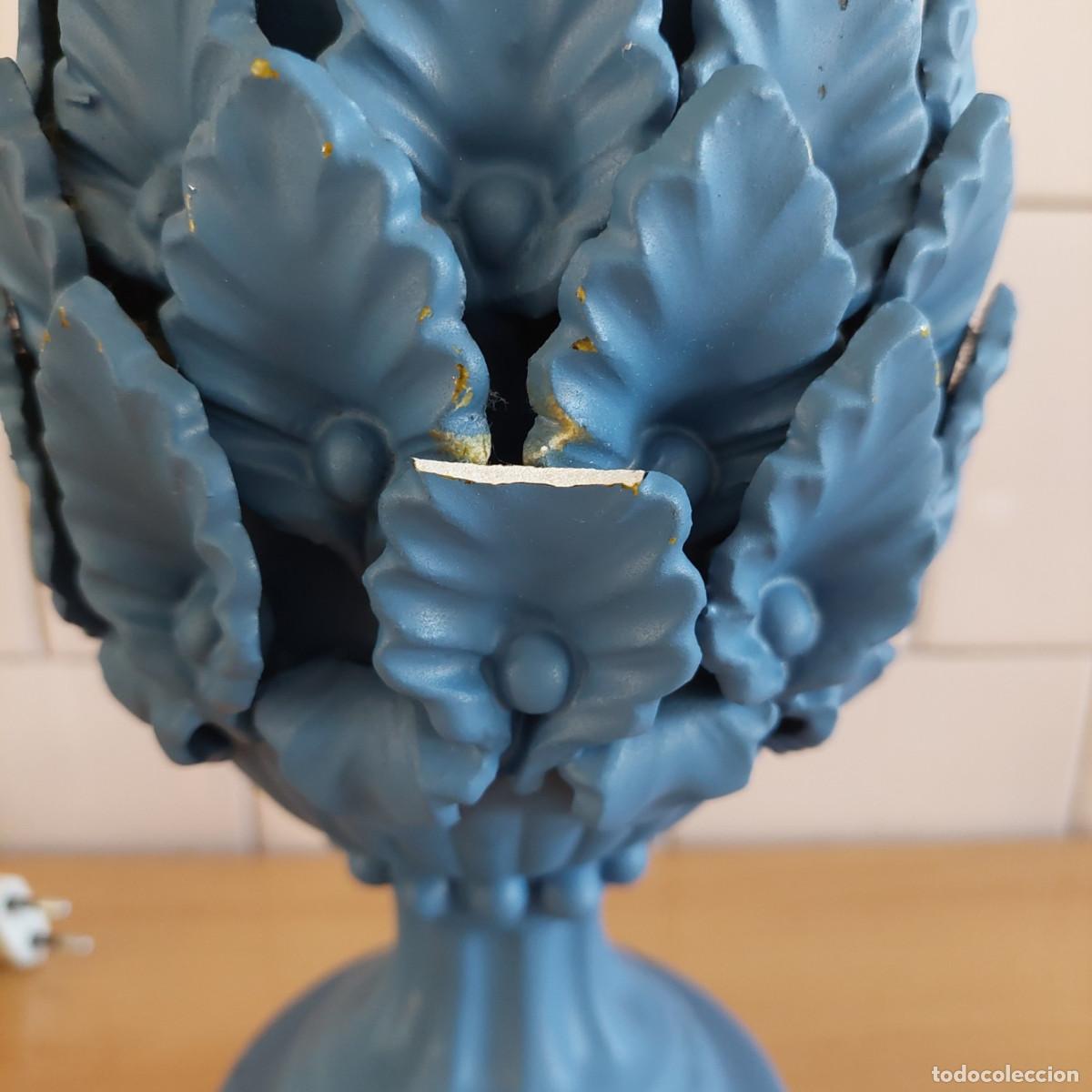 Antig&uuml;edades: Lampara de ceramica Manises - Foto 7