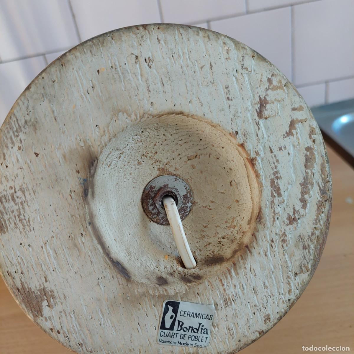Antig&uuml;edades: Lampara de ceramica Manises - Foto 10