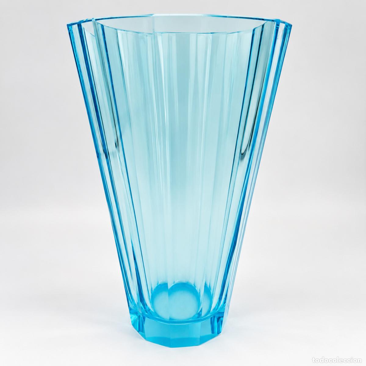 Antig&uuml;edades: Jarron de cristal Art Deco Moser Hoffmann - Foto 1