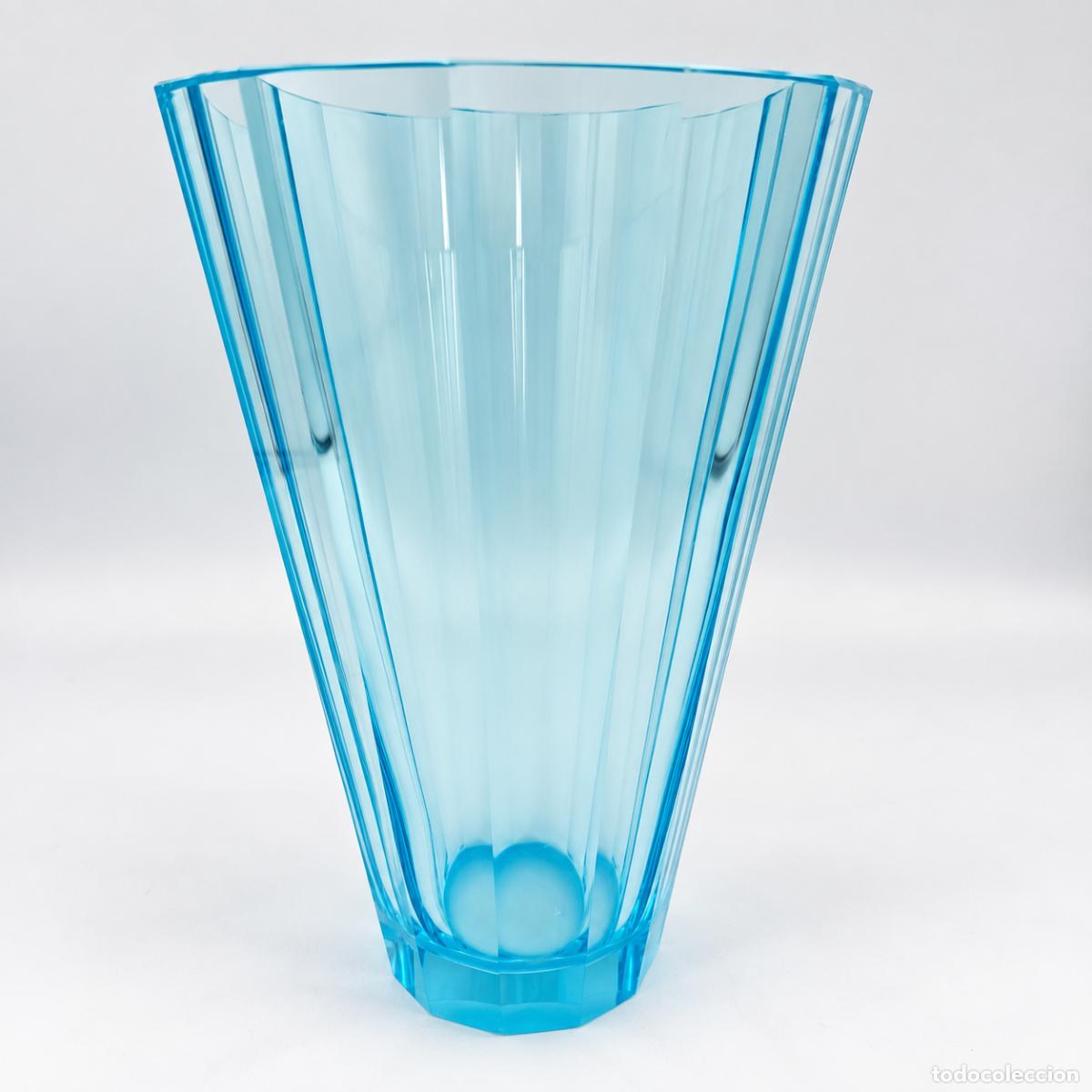 Antig&uuml;edades: Jarron de cristal Art Deco Moser Hoffmann - Foto 2