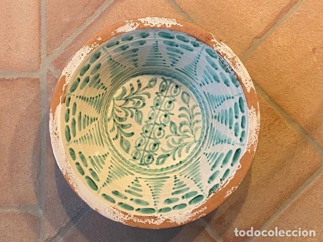 Antig&uuml;edades: LEBRILLO ANTIGUO DE FAJALAUZA CERAMICA. 41 cms DIAM.