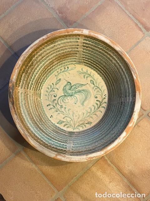 Antig&uuml;edades: LEBRILLO ANTIGUO DE FAJALAUZA CERAMICA. 60 cms DIAM.