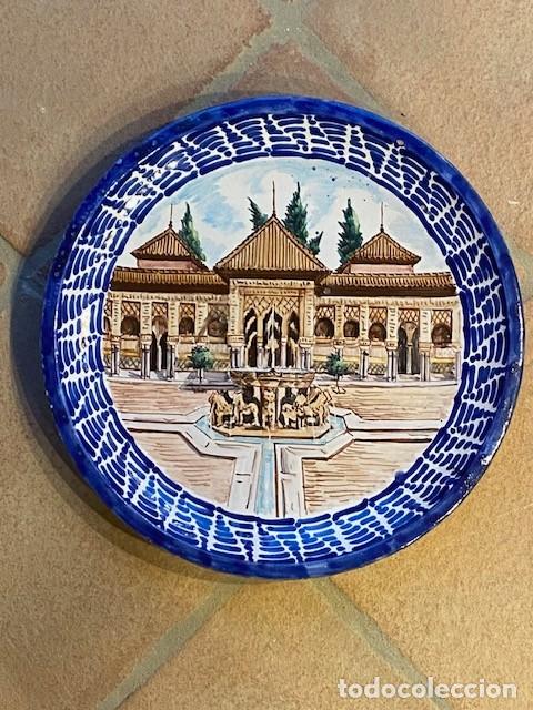 Antig&uuml;edades: PLATO DE FAJALAUZA CERAMICA. 39 cms DIAM.