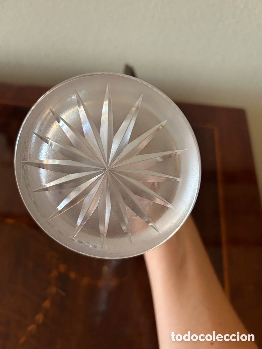 Antig&uuml;edades: Jarra cristal tallado y plata - Foto 8