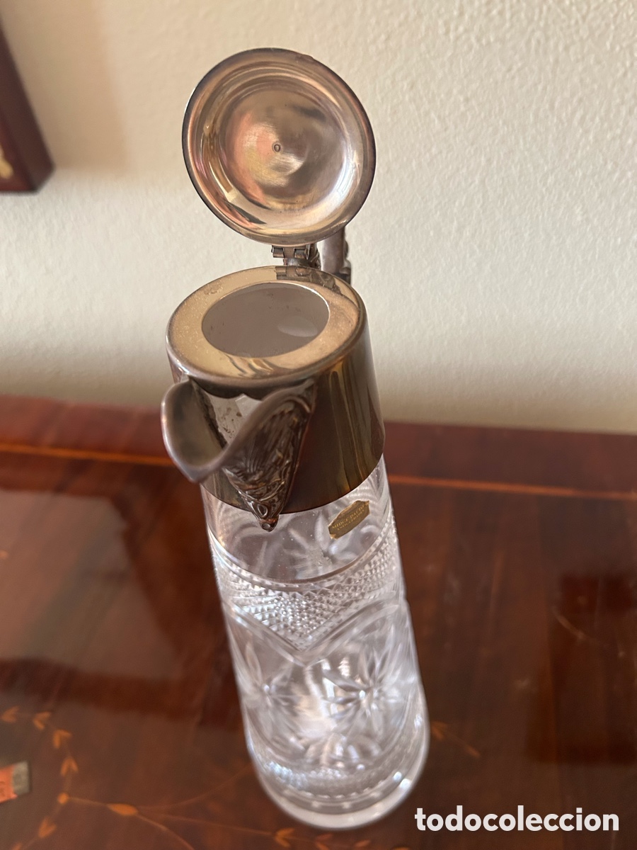 Antig&uuml;edades: Jarra cristal tallado y plata - Foto 10