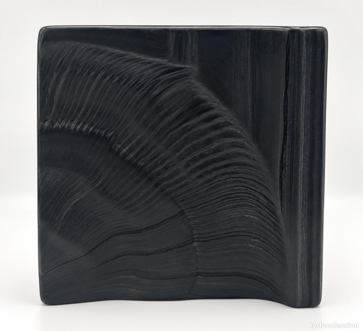 Antig&uuml;edades: Jarron de porcelana Rosenthal Studio Line Martin Freyer negro
