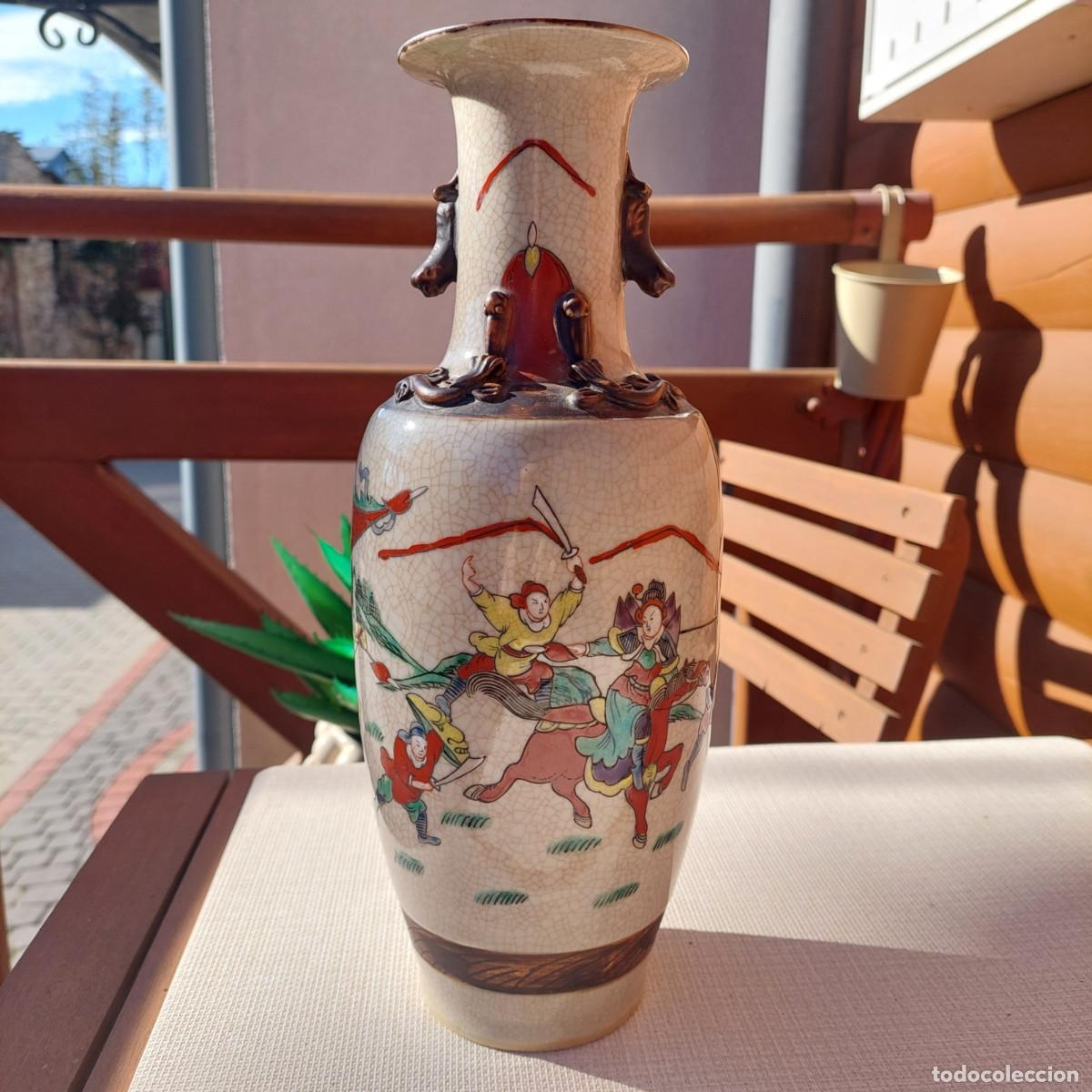 Antig&uuml;edades: Jarron de porcelana china Nanking XIX