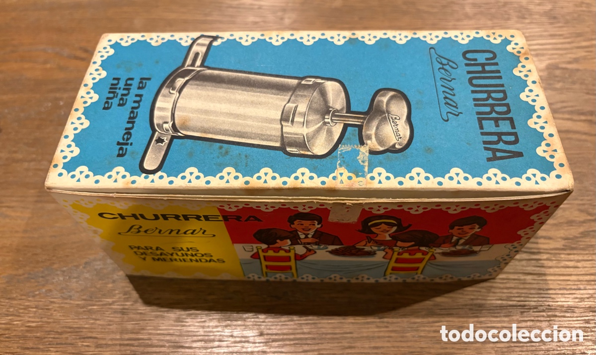 Antig&uuml;edades: CHURRERA BERNAR EN SU CAJA ORIGINAL - Foto 2