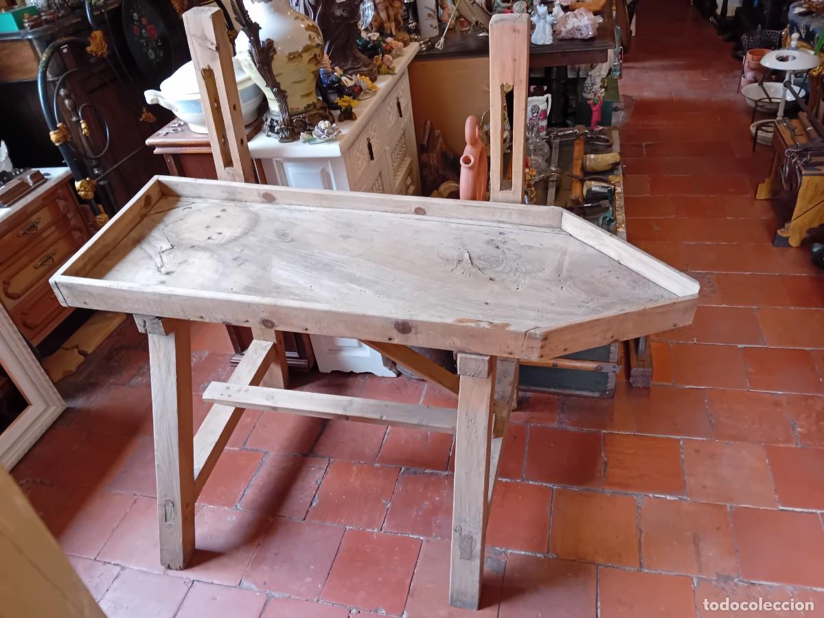 Antig&uuml;edades: Quesera de pino siglo XIX