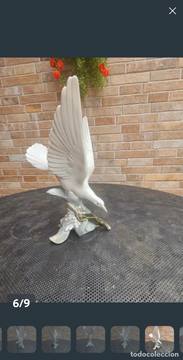 Antig&uuml;edades: 3-Lladr&oacute; Gaviotas en Vuelo 28cm - Foto 6