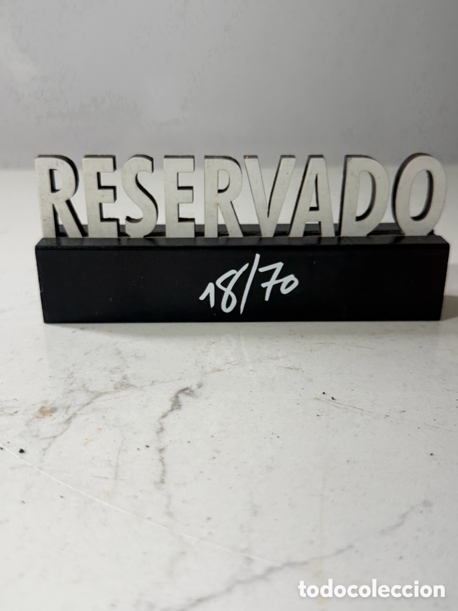 Antig&uuml;edades: Lote de 78 r&oacute;tulos RESERVEDO de cerveza 18/70