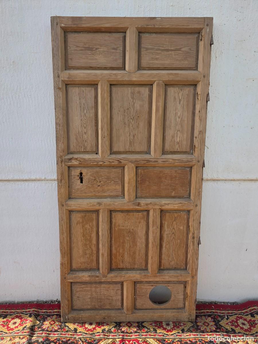 Antig&uuml;edades: Puerta antigua de interior - Foto 1