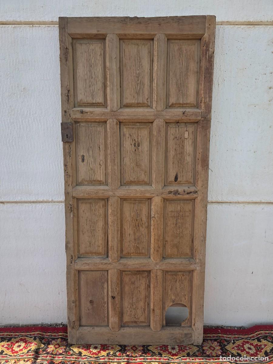 Antig&uuml;edades: Puerta antigua de interior - Foto 1