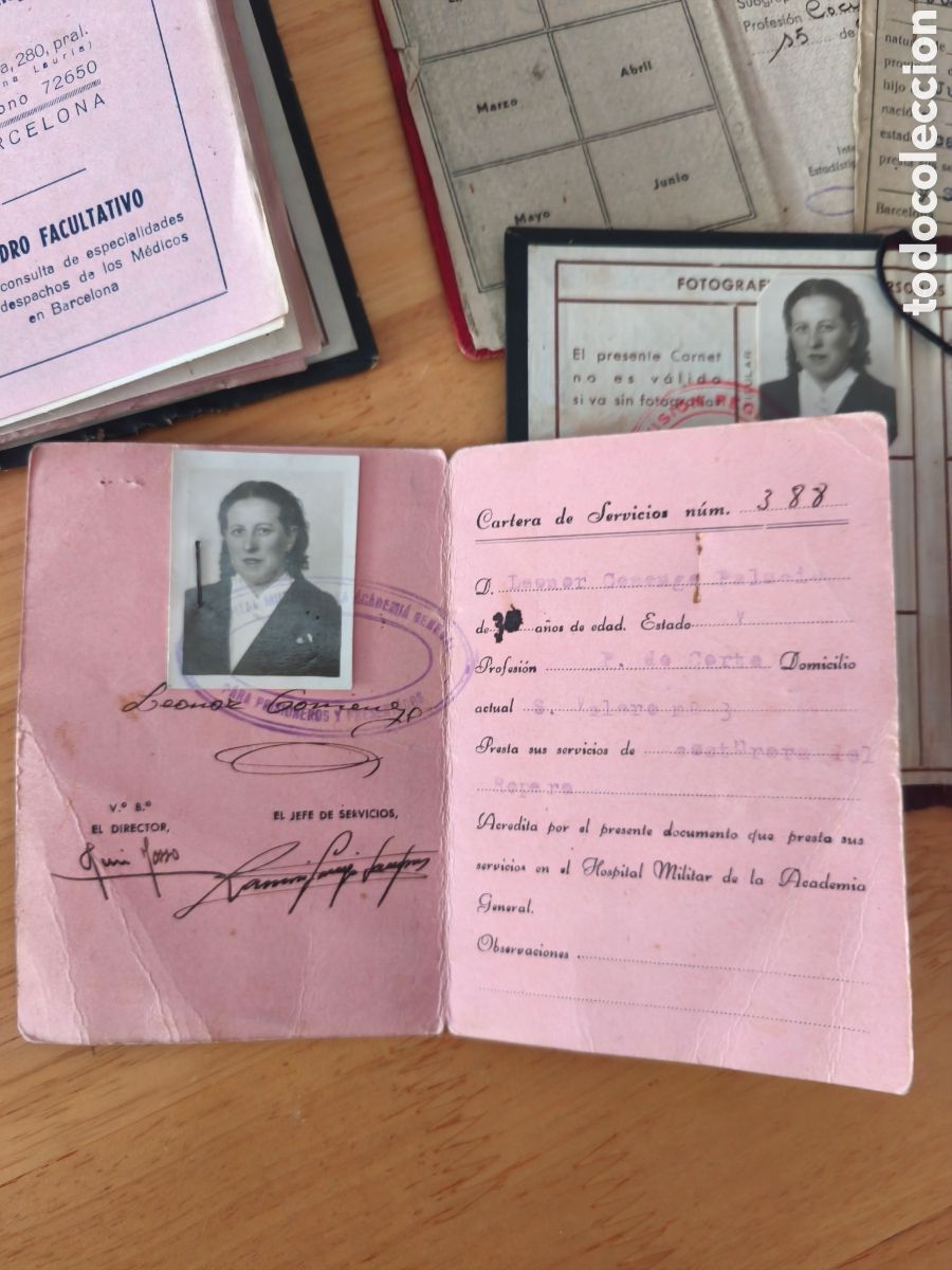 Antig&uuml;edades: Antiguos documentos de Identidad y personales - Foto 13