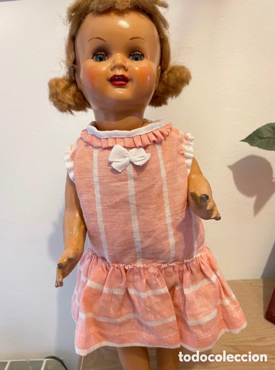 Antig&uuml;edades: Vestido mu&ntilde;eca antiguo - Foto 1