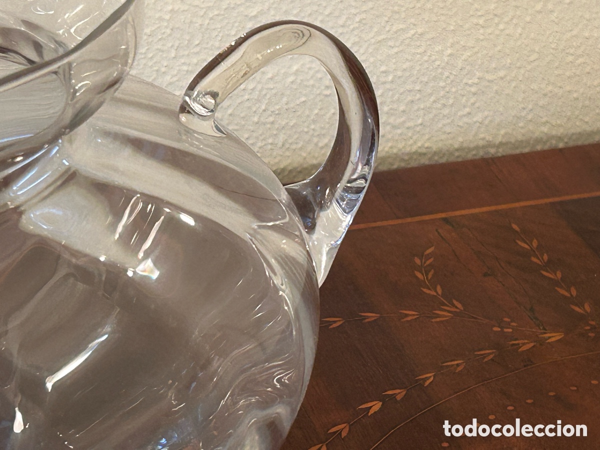 Antig&uuml;edades: Centro de mesa de cristal soplado - Foto 6