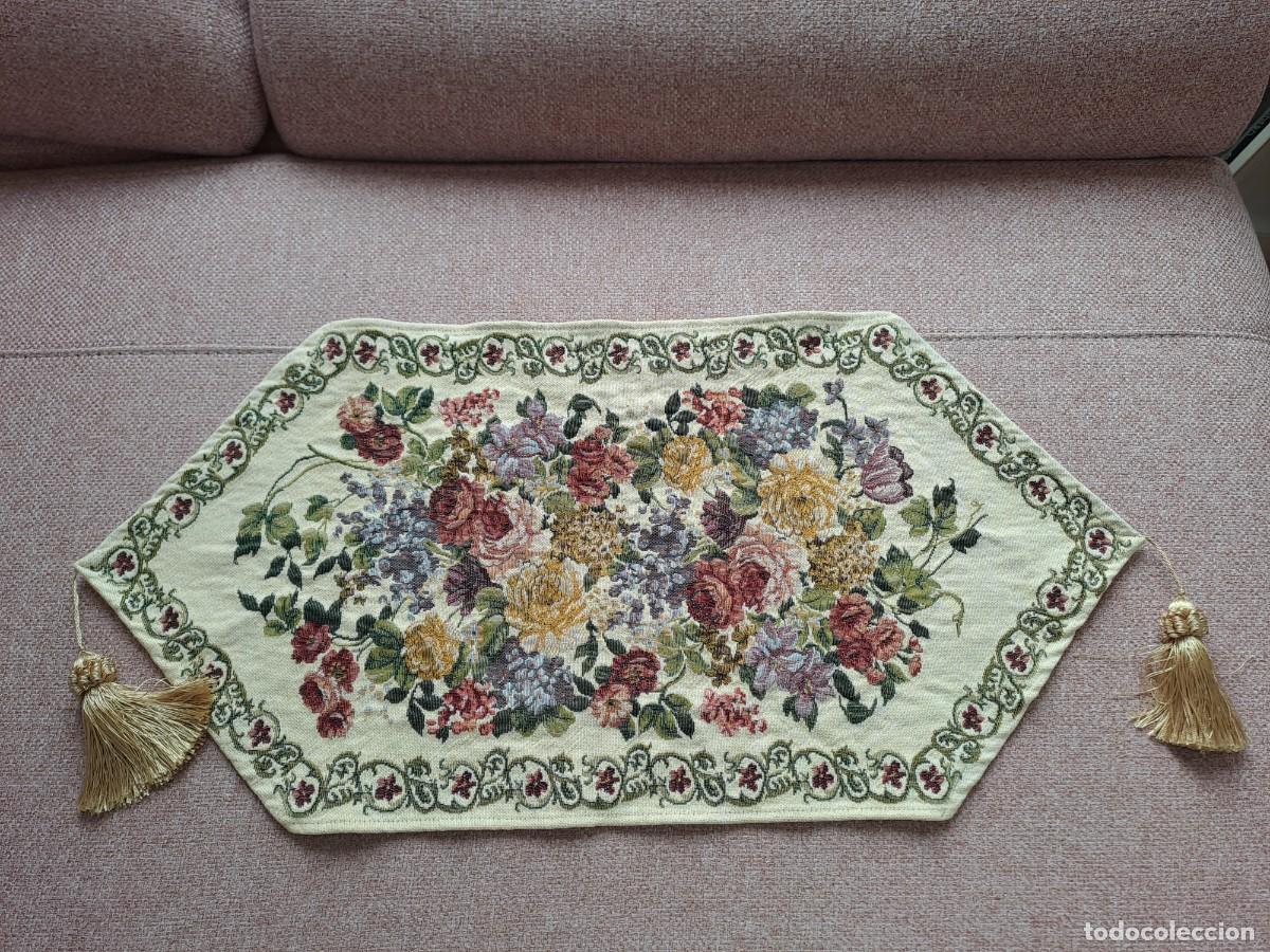 Antig&uuml;edades: Camino de mesa floral El Corte Ingl&eacute;s - Foto 2