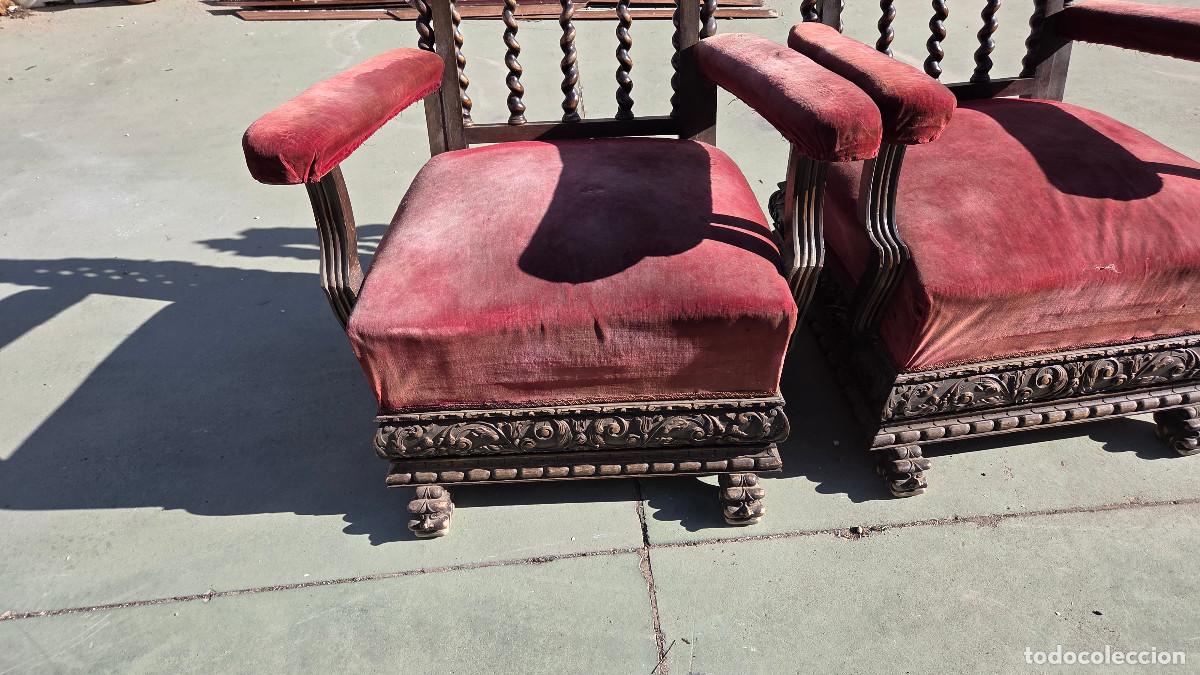 Antig&uuml;edades: sillones antiguos del renacimiento - Foto 2