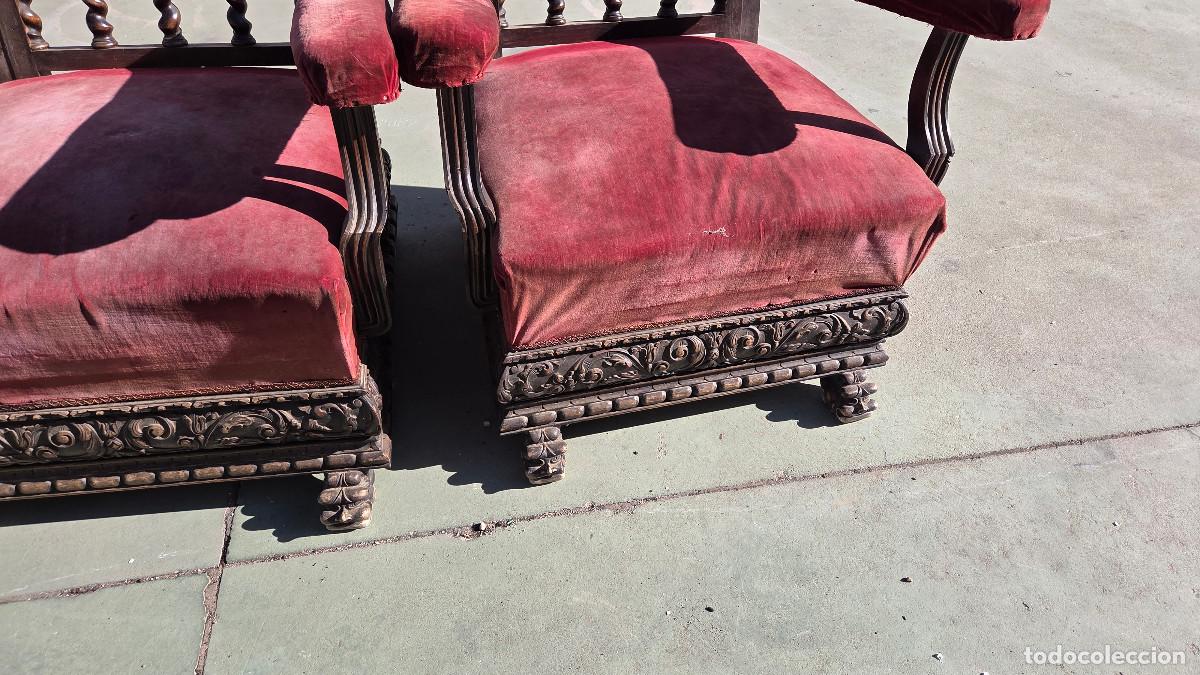 Antig&uuml;edades: sillones antiguos del renacimiento - Foto 3