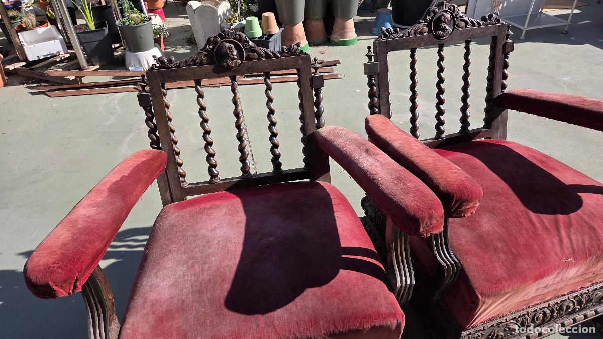 Antig&uuml;edades: sillones antiguos del renacimiento - Foto 4