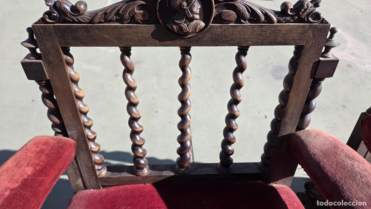 Antig&uuml;edades: sillones antiguos del renacimiento - Foto 6