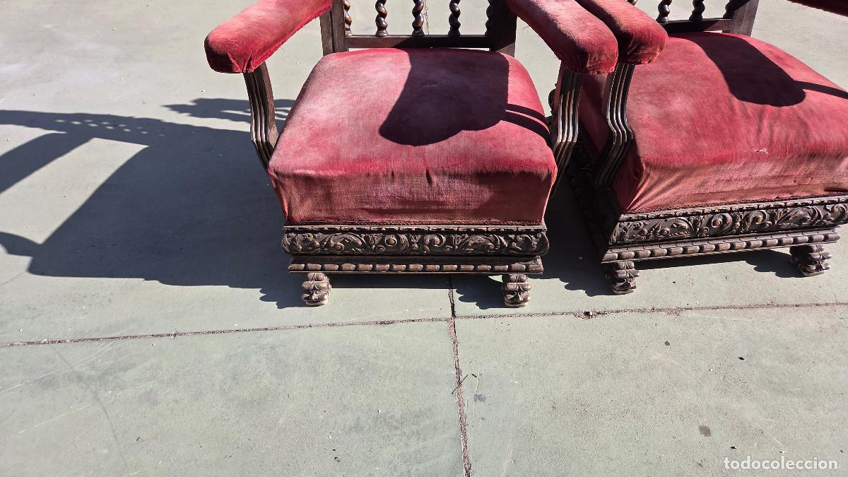 Antig&uuml;edades: sillones antiguos del renacimiento - Foto 10