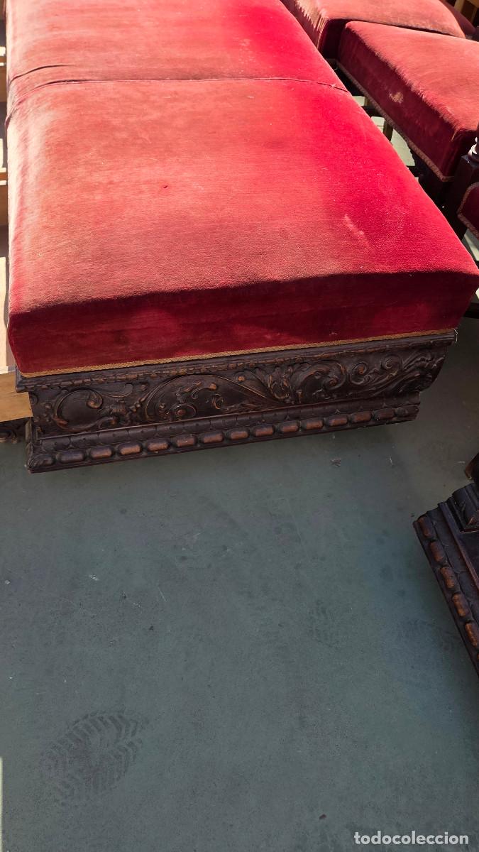 Antig&uuml;edades: sillon canape antiguo del renacimiento - Foto 14