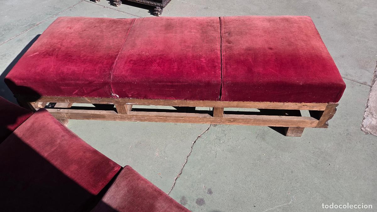 Antig&uuml;edades: sillon canape antiguo del renacimiento - Foto 16