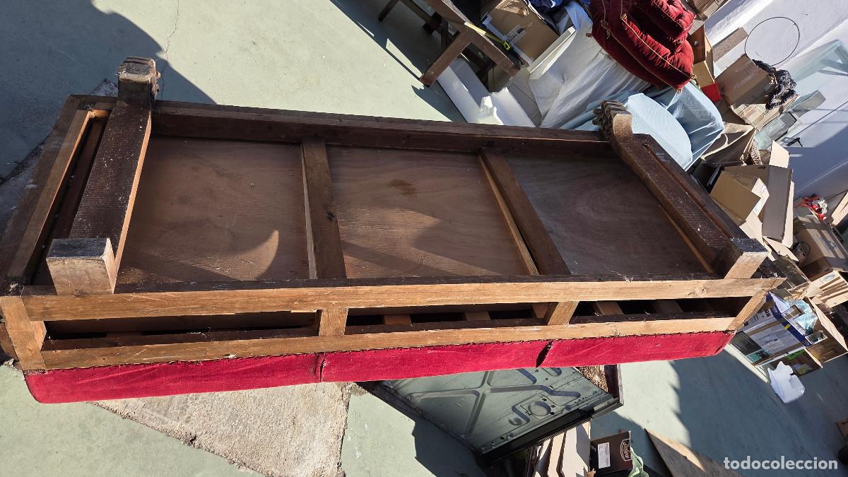 Antig&uuml;edades: sillon canape antiguo del renacimiento - Foto 18