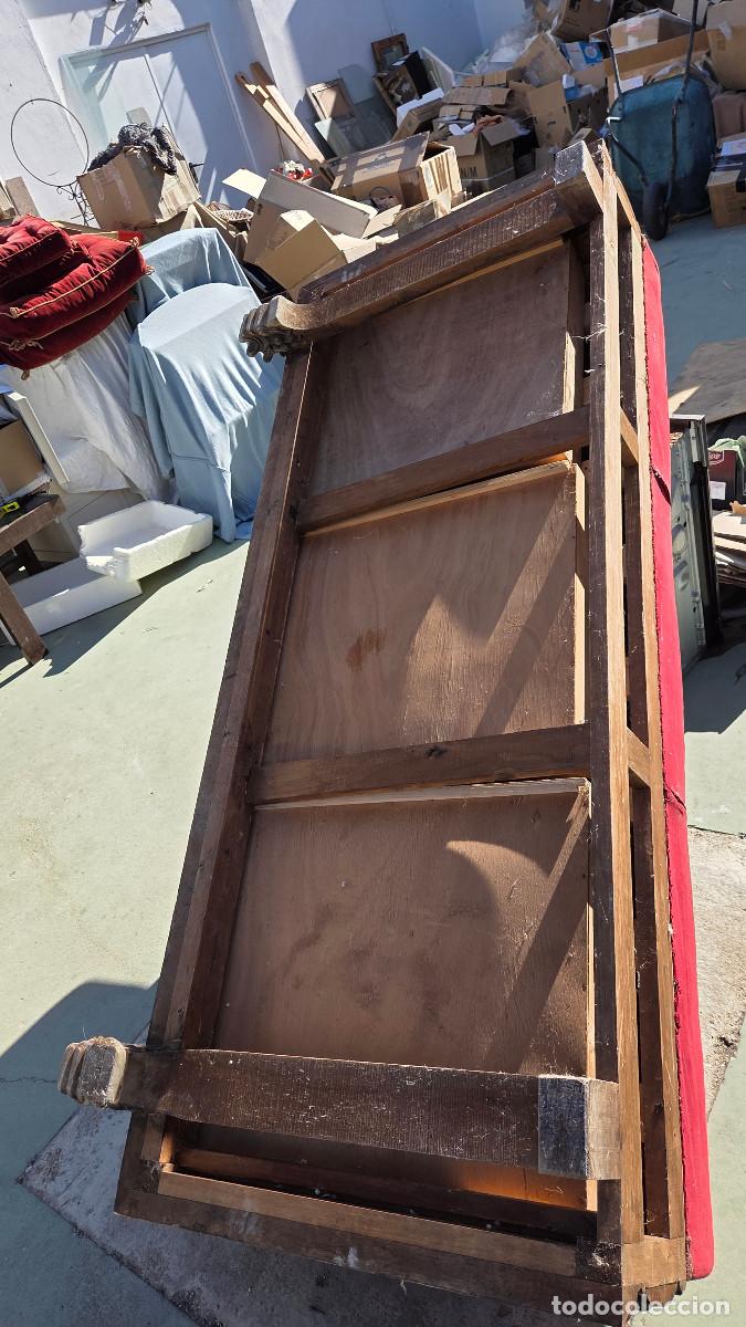 Antig&uuml;edades: sillon canape antiguo del renacimiento - Foto 19
