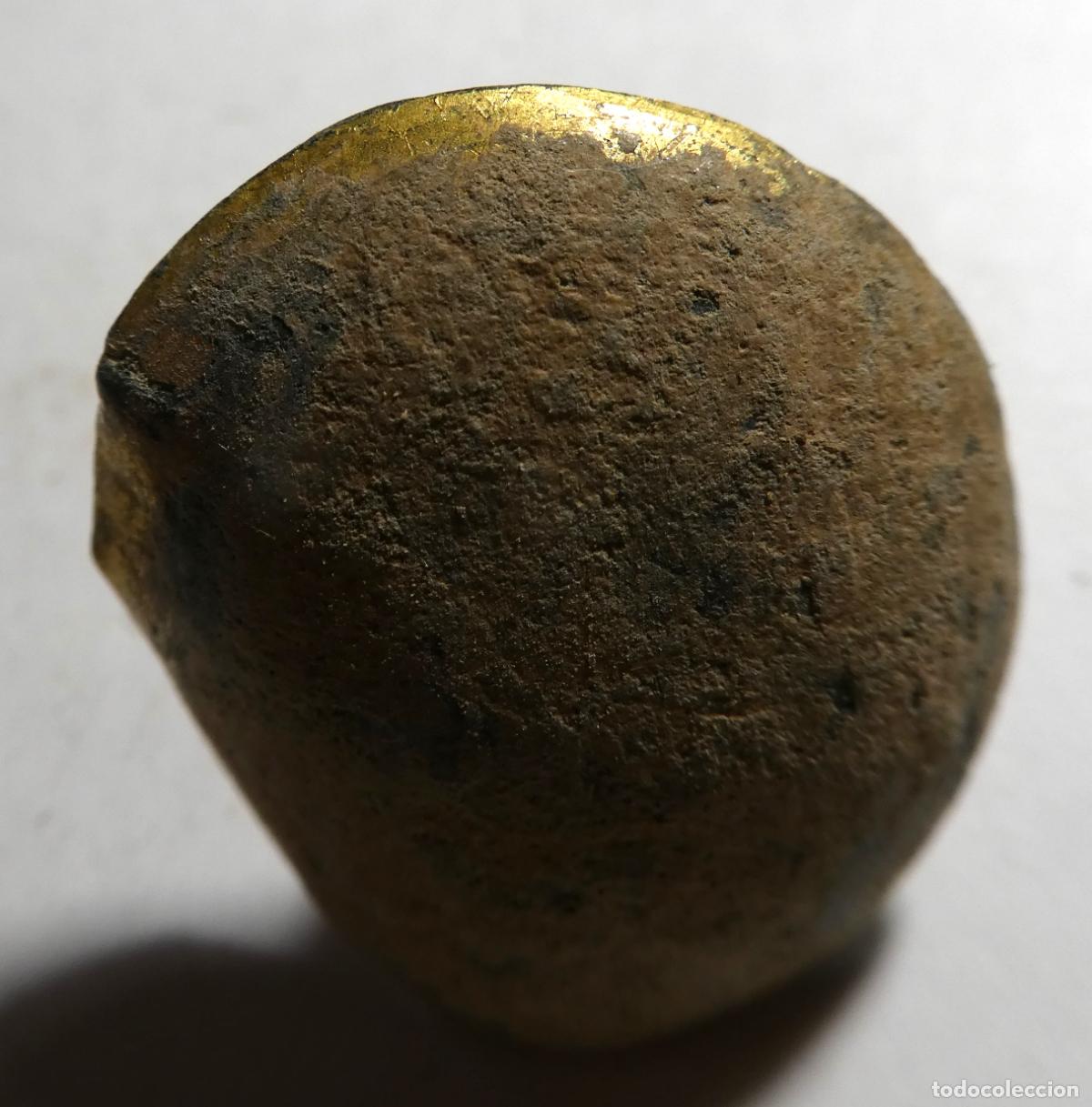 Antig&uuml;edades: Antiguo clavo chapado en oro - Foto 2