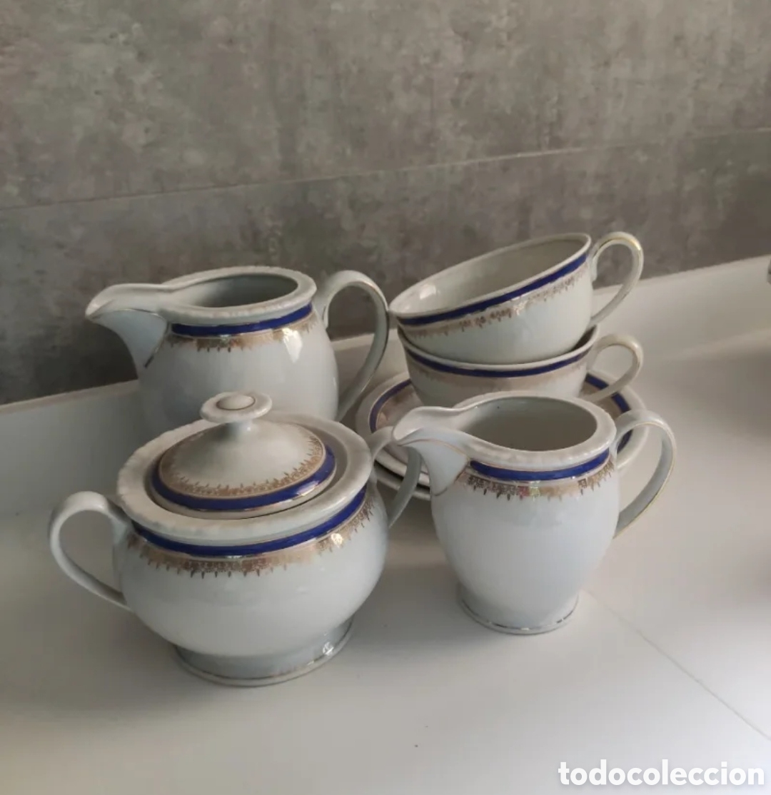 Antiques: Juego caf&eacute; antiguo MAH VIGO