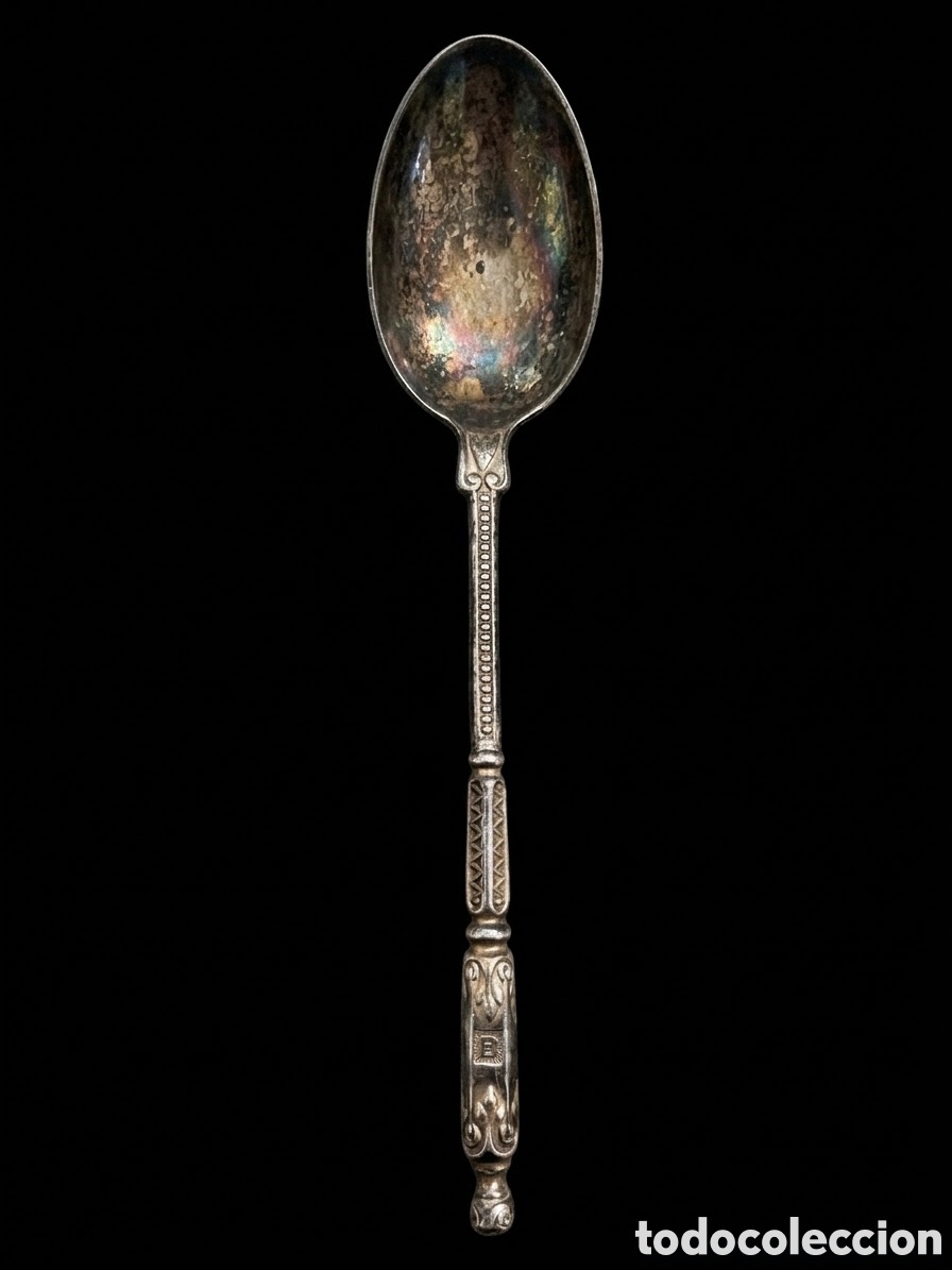 Antig&uuml;edades: Preciosas y antiguas cucharas de postre - Foto 2