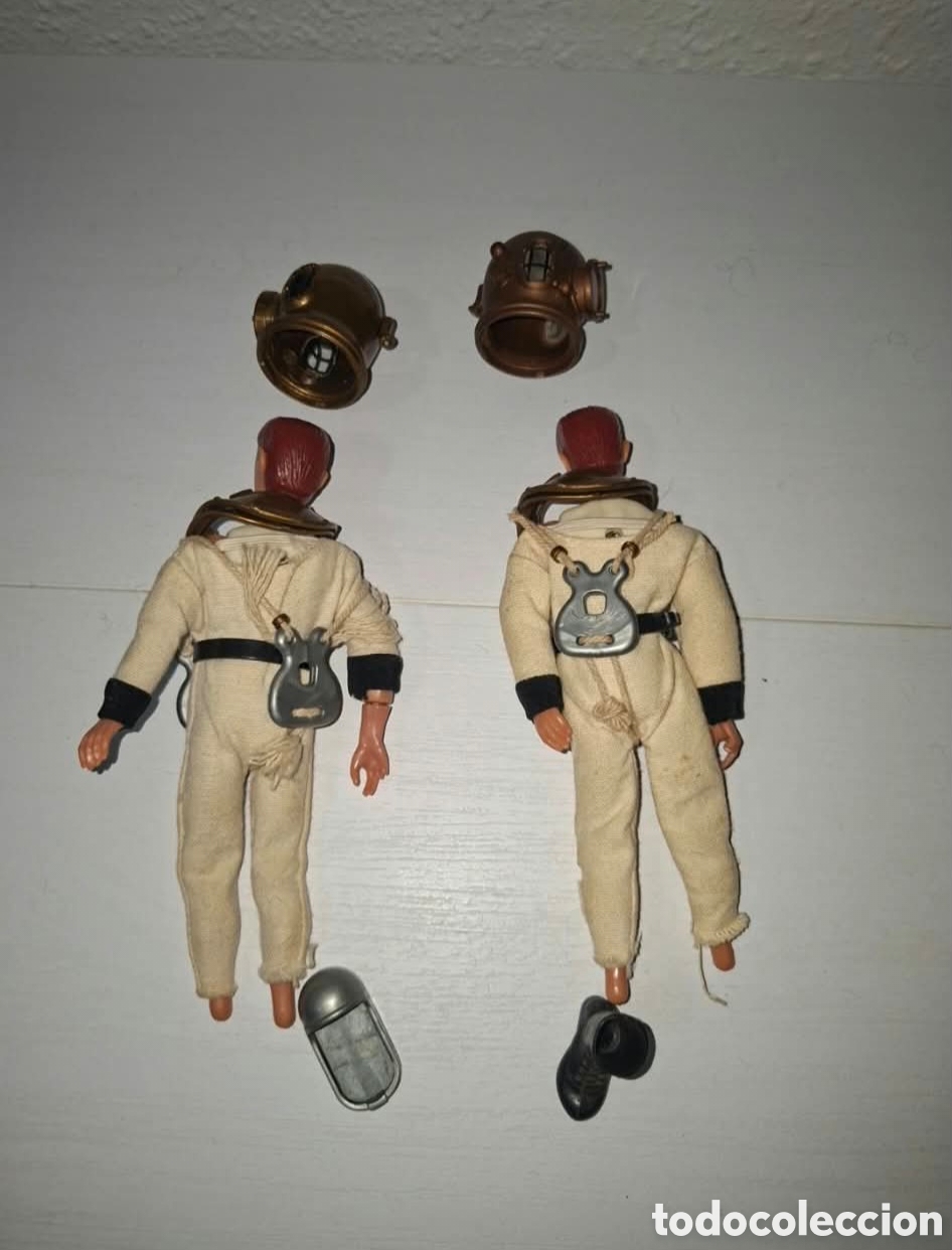 Antig&uuml;edades: Antiguos madelman buzos - Foto 2