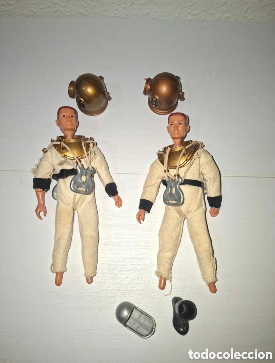 Antig&uuml;edades: Antiguos madelman buzos - Foto 1