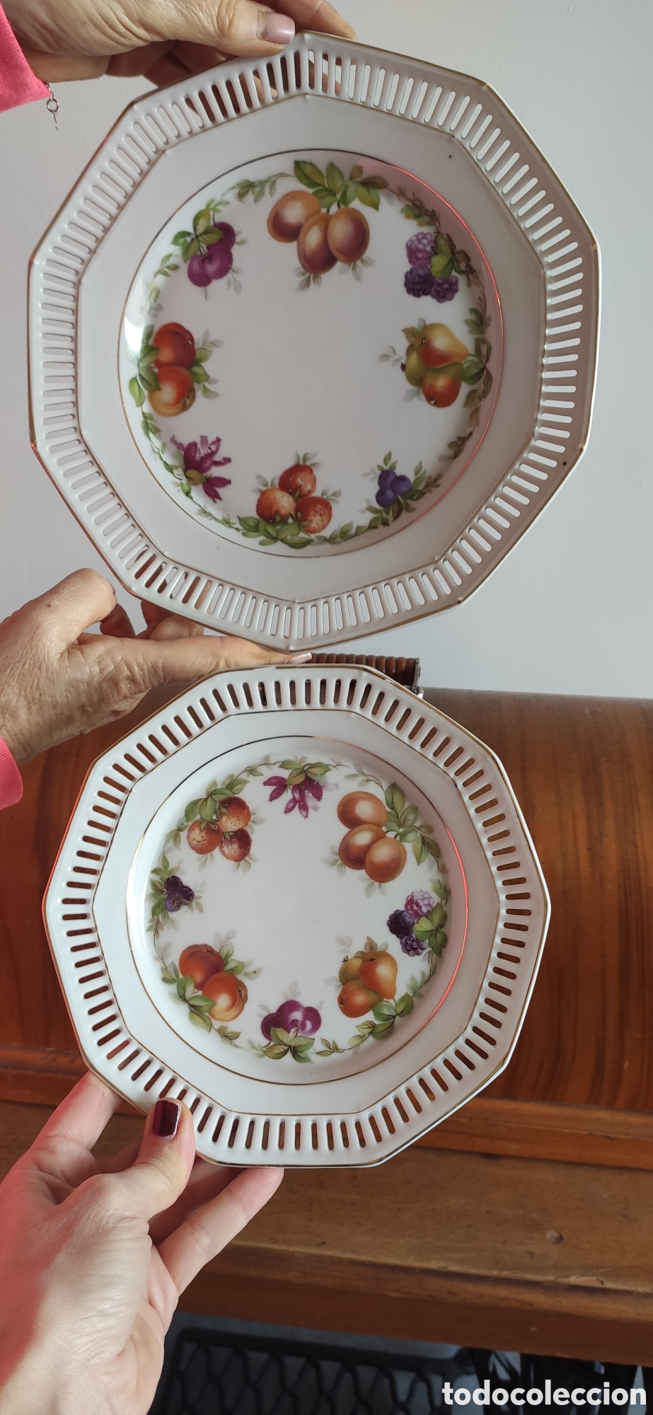 Antig&uuml;edades: Platos antiguos decorativos Schumann - Foto 2