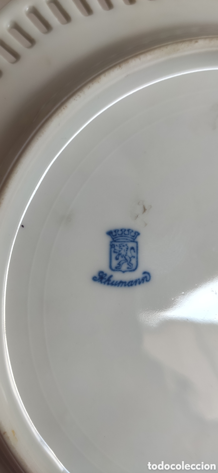 Antig&uuml;edades: Platos antiguos decorativos Schumann - Foto 3