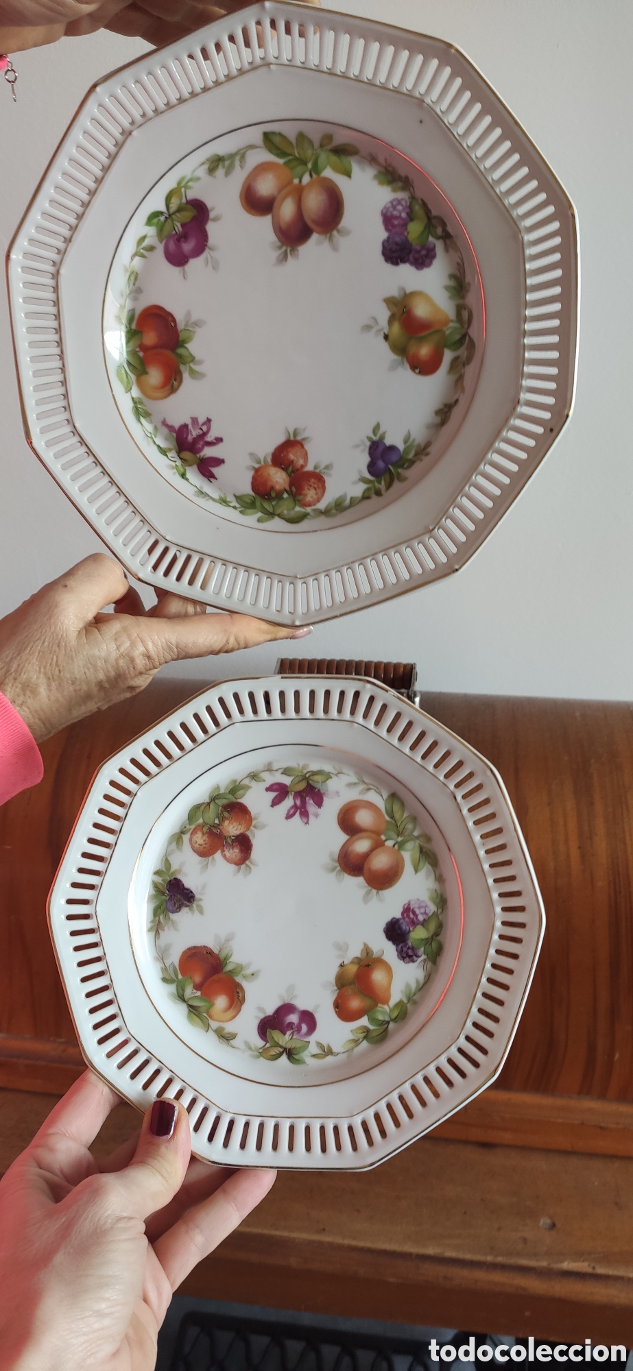 Antig&uuml;edades: Platos antiguos decorativos Schumann - Foto 1