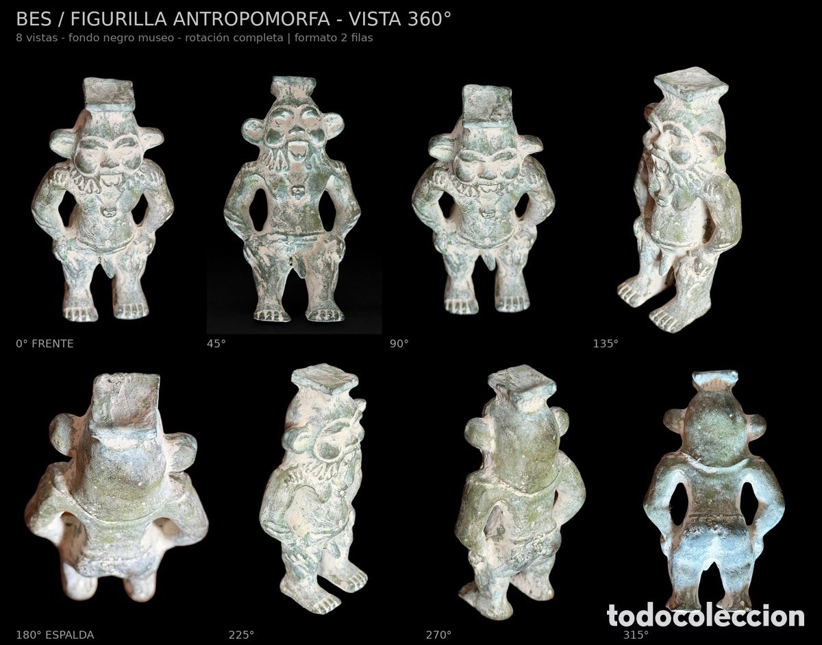 Antig&uuml;edades: Estatuilla del dios BES - Foto 12