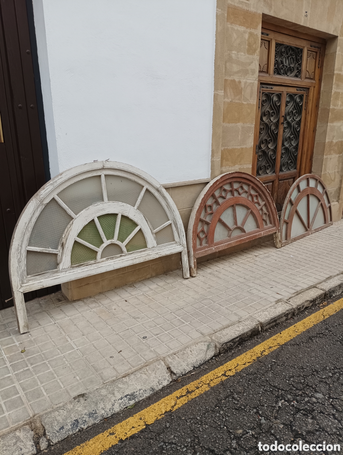 Antig&uuml;edades: LOTE DE 4 MEDIOS PUNTOS ANTIGUOS